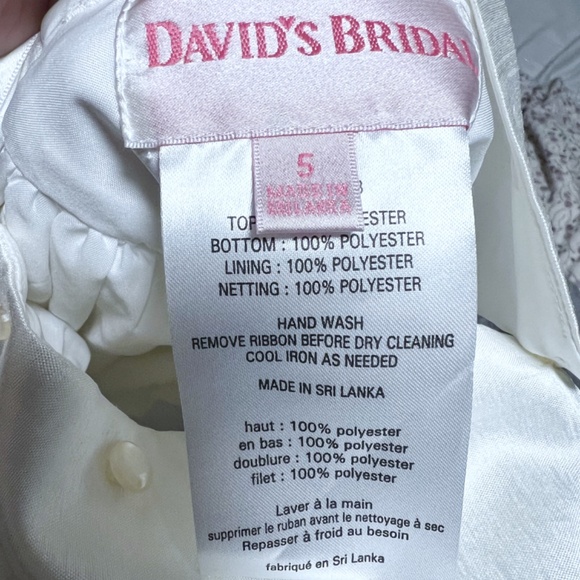 Flower Girl White Dress - Picture 4 of 5